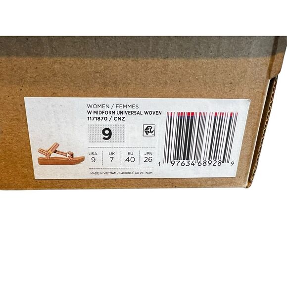 Teva Midform Universal Womens 9 Walking Sandals woven Multicolor hiking comfort - Picture 7 of 7
